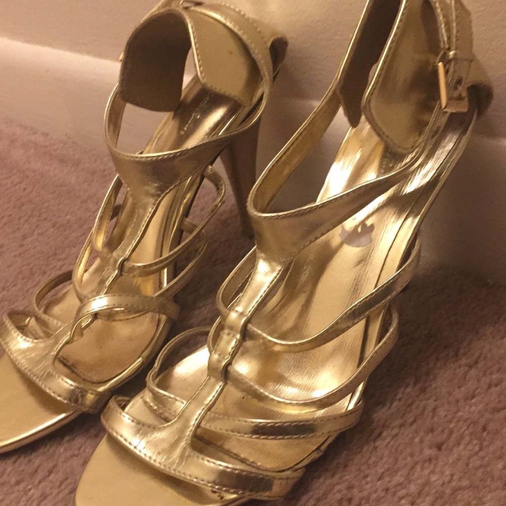 Charlotte Russe Gold Heels